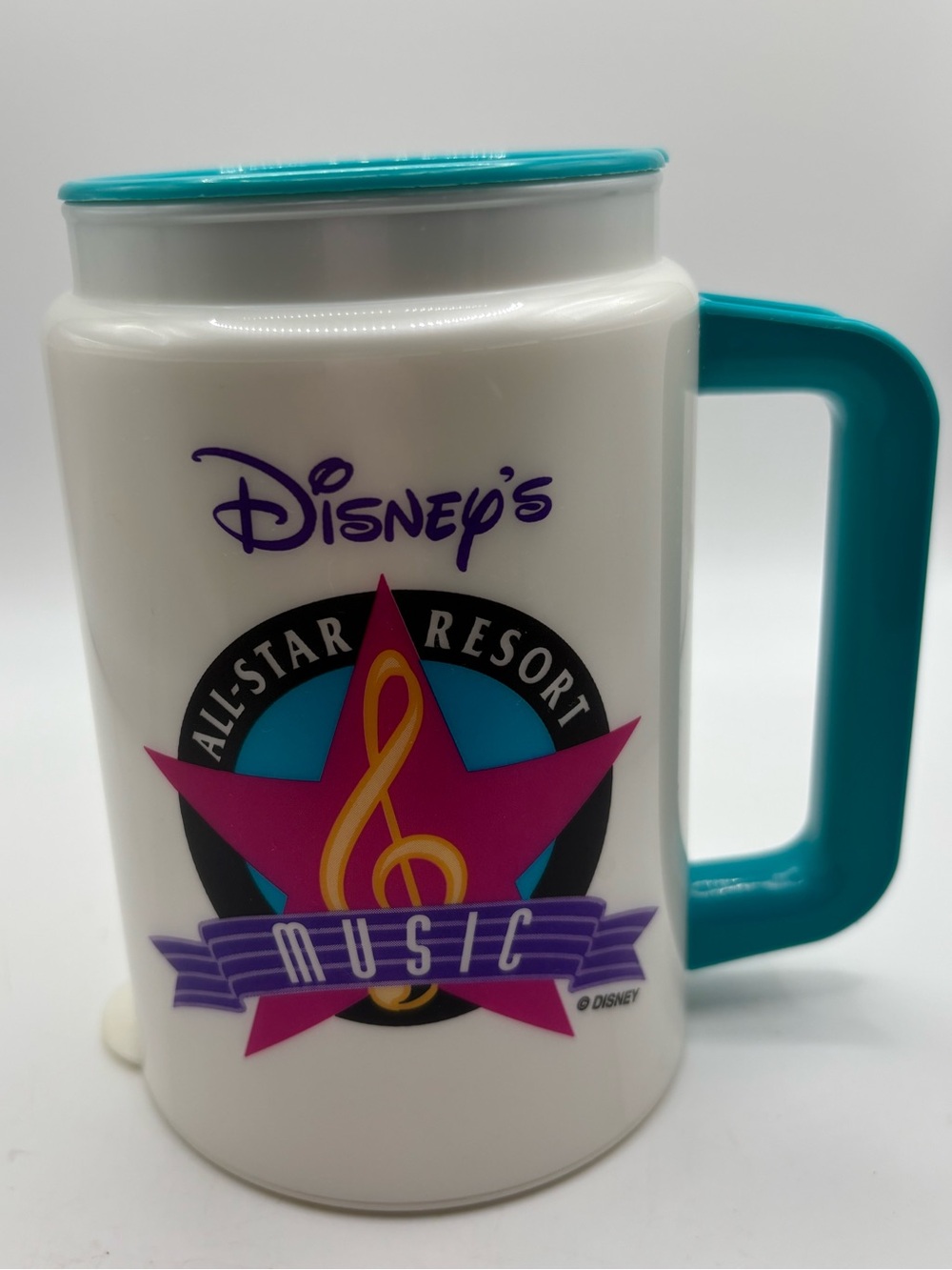 Vintage Whirley Disney All Star Music Reaort Mug Cup USA